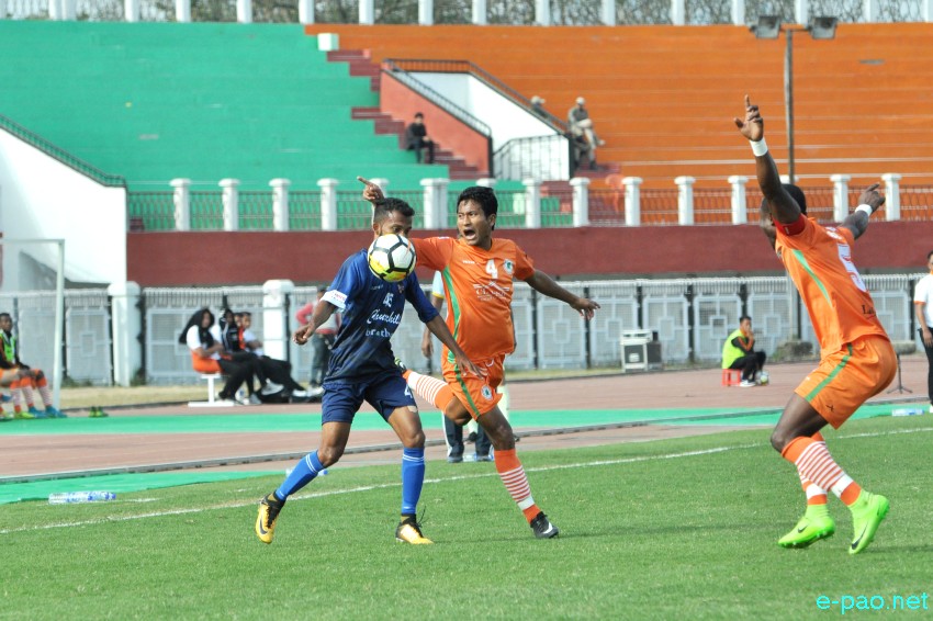 NEROCA FC Vs Churchill Brothers FC - I-League Football match at Main Stadium, Khuman Lampak  :: 14th February 2018