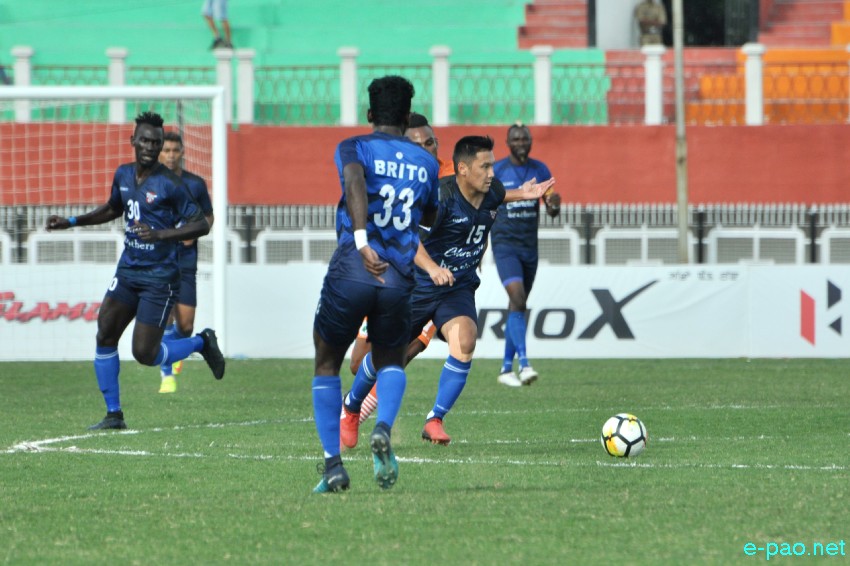 NEROCA FC Vs Churchill Brothers FC - I-League Football match at Main Stadium, Khuman Lampak  :: 14th February 2018
