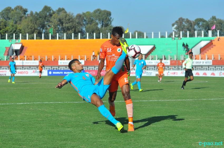 NEROCA FC Vs Indian Arrows  - I-League Football match at Main Stadium, Khuman Lampak  :: 07th December 2018