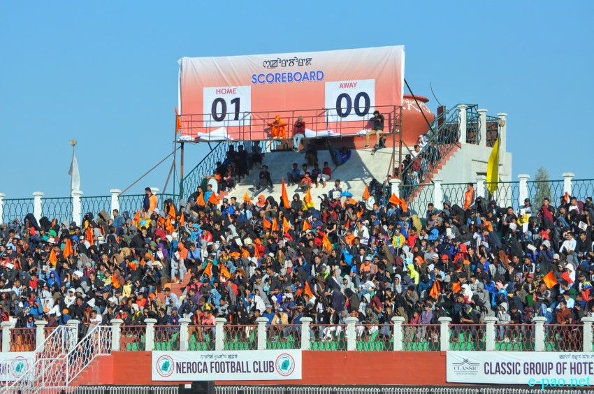  NEROCA FC Vs Indian Arrows - I-League Football match at Main Stadium, Khuman Lampak :: 07th December 2018 