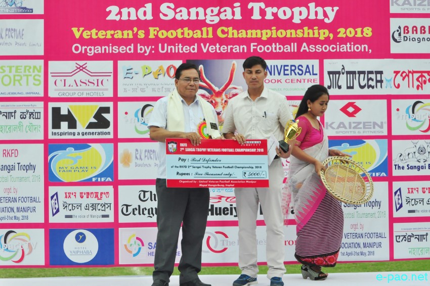 2nd RKFD Sangai Trophy Veterans' Football Championship 2018 at Mapal Kangjeibung  :: 31 May 2018
