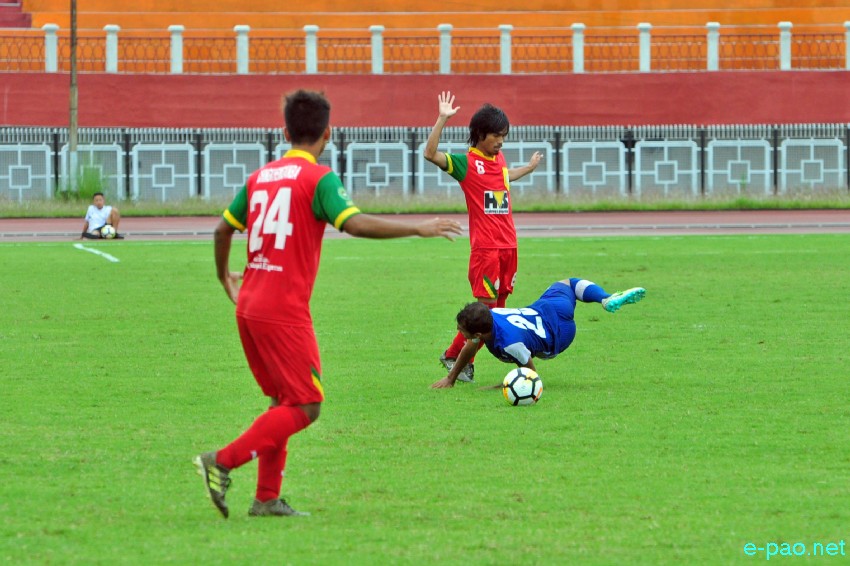 2nd Division League : Tiddim Road Athletic Union Football Club (TRAU) Vs Bengaluru FC at Khuman Lampak :: 21 April 2018