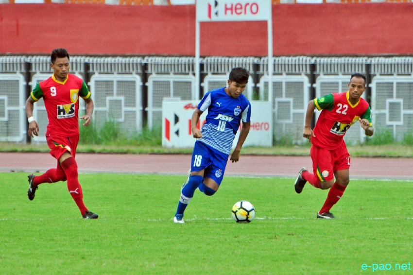 2nd Division League : Tiddim Road Athletic Union Football Club (TRAU) Vs Bengaluru FC at Khuman Lampak :: 21 April 2018