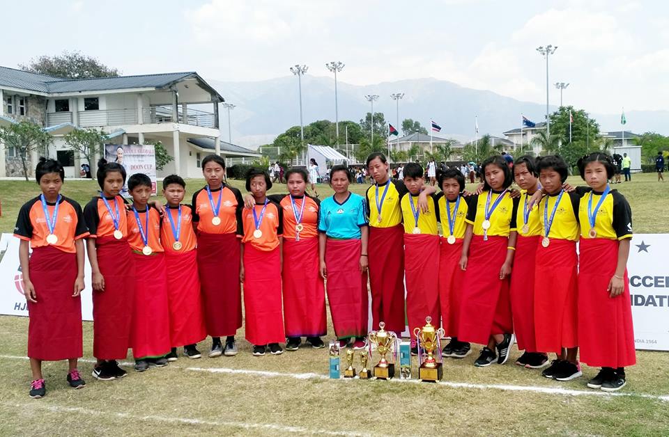 Girls of Andro High School (Andro AMMA FC) won 4th All Indian School Girls - 7 a side tournament - Doon Cup - at Dehradun  :: 17-20 April 2019