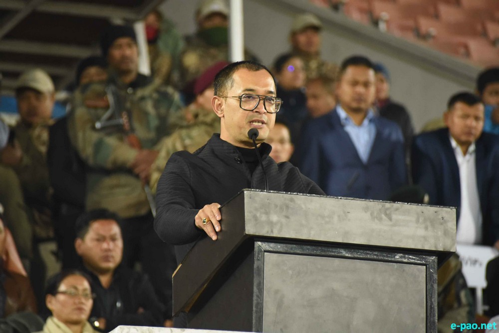 Inauguration of Flood Light at Khuman Lampak, Main Stadium, Imphal  :: 6th February 2020