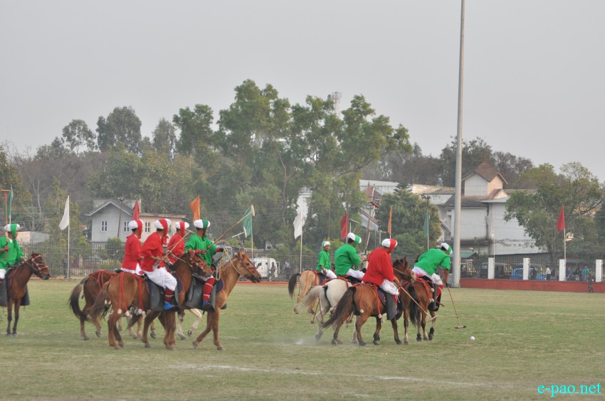Sagol Kangjei match at 57th Mountain Division Exhibition Polo Match at Polo Ground :: 20 Feb 2016