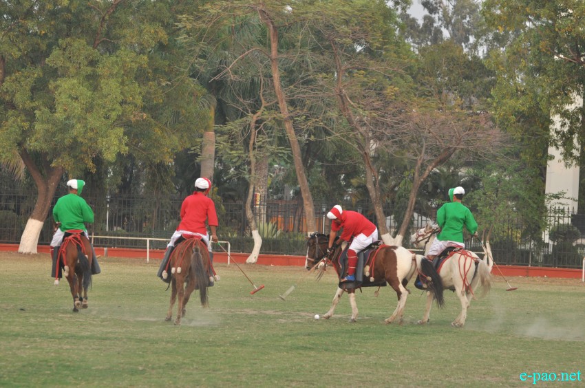 Sagol Kangjei match at 57th Mountain Division Exhibition Polo Match at Polo Ground :: 20 Feb 2016