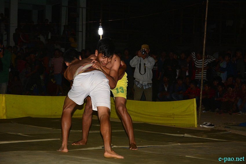 Wrestling Match at Purul Paoki (paddy plantation festival) at Purul, Senapati :: May 11 2016