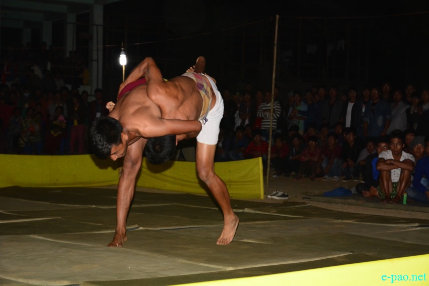 Wrestling Match at Purul Paoki (paddy plantation festival) at Purul, Senapati :: May 11 2016