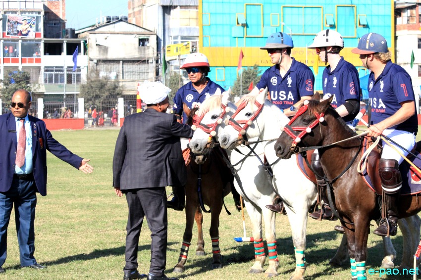 13th Manipur Polo International 2019 : Opening match between USA and England at Pologround (Mapal Kangjeibung) :: 22nd November 2019