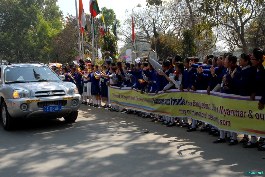 Bangladesh-China-India-Myanmar (BCIM) car Rally : Flagging Off at Kangla, Imphal :: February 27 2013