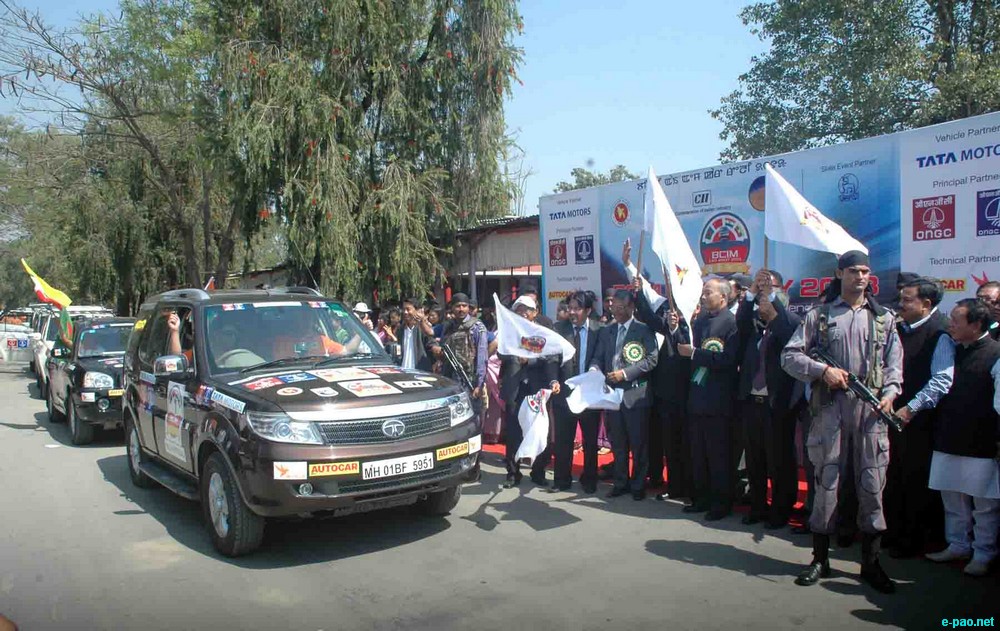Bangladesh-China-India-Myanmar (BCIM) car Rally : Flagging Off at Kangla, Imphal :: February 27 2013
