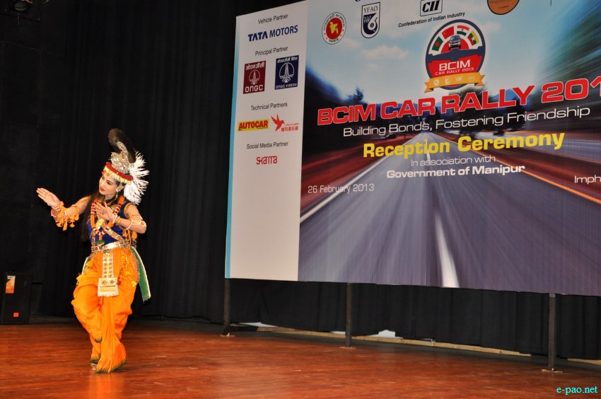 Ras Leela at  Bangladesh-China-India-Myanmar (BCIM) car Rally Reception at MFDC, Imphal :: February 26 2013
