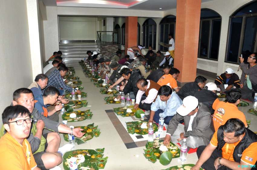 Bangladesh-China-India-Myanmar (BCIM) car Rally : A Reception Meal at MFDC, Imphal on February 26 2013 :: February 26 2013