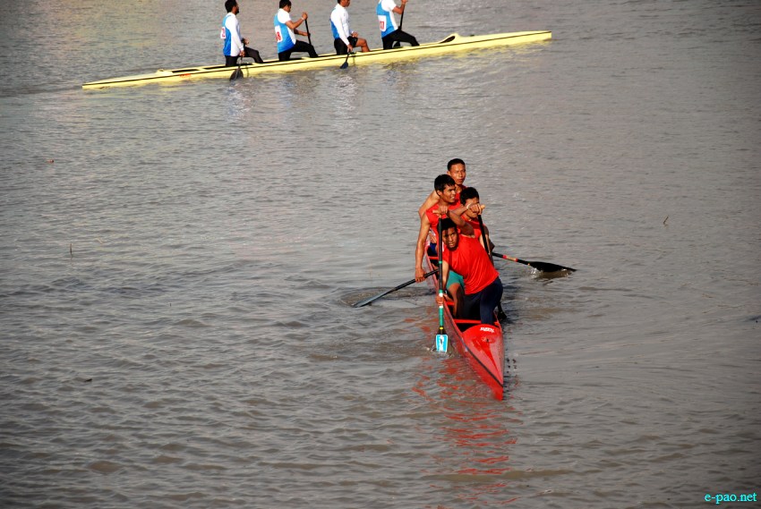 National Canoeing and Kayaking championship 2013 held at Komlakhong, Mayang Imphal :: 02 Febraury 2013