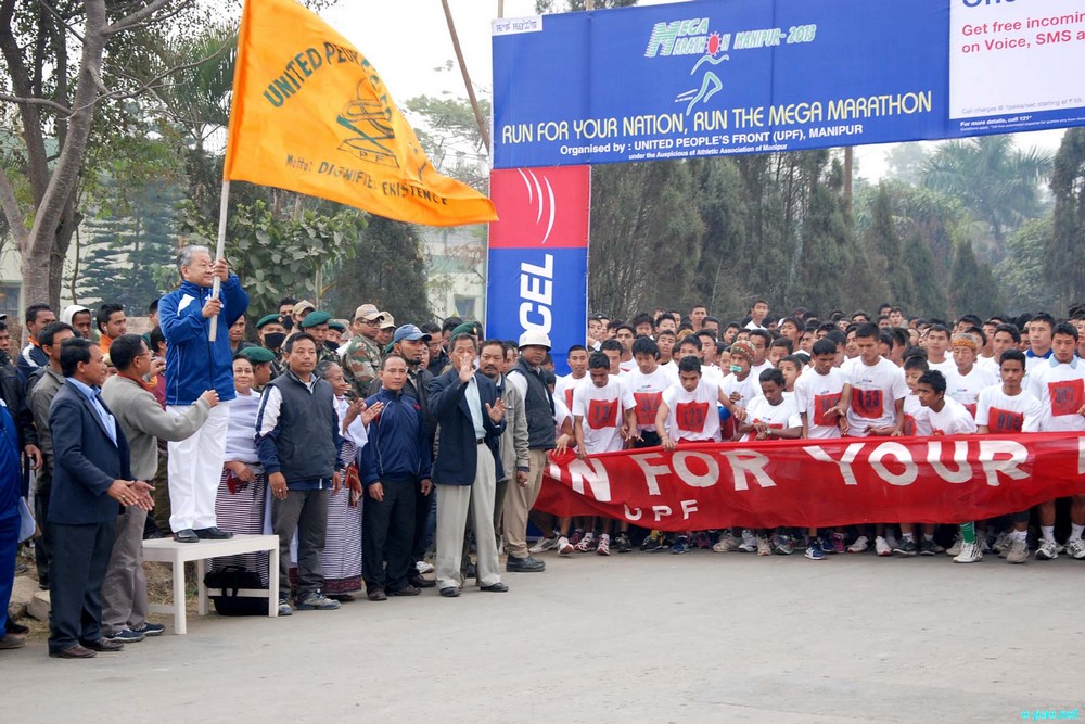 Mega Marathon Manipur 2013 :: 'run for your nation' organised by United People's Front (UPF) :: February 17 2013