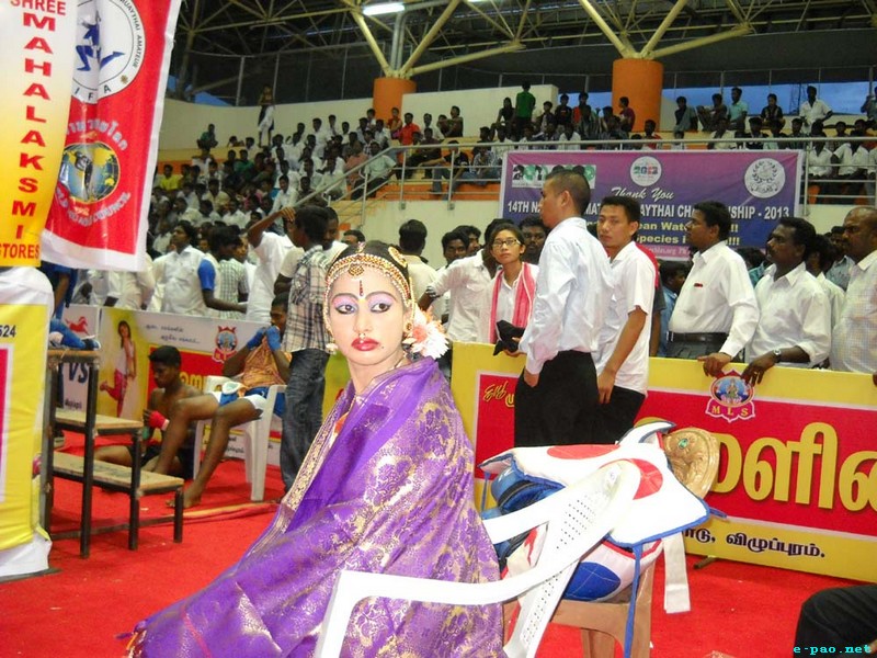 14th IFMA-MFI National Muaythai Championship held at Kandasamy Memorial Indoor Stadium, Villupuram, Tamil Nadu :: July 25 to 28, 2013