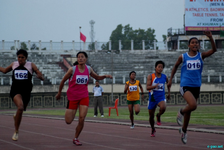 Athletics Event at the 27th NE Games 2013 at Khuman Lampak Main Stadium, Imphal :: April 8 2013