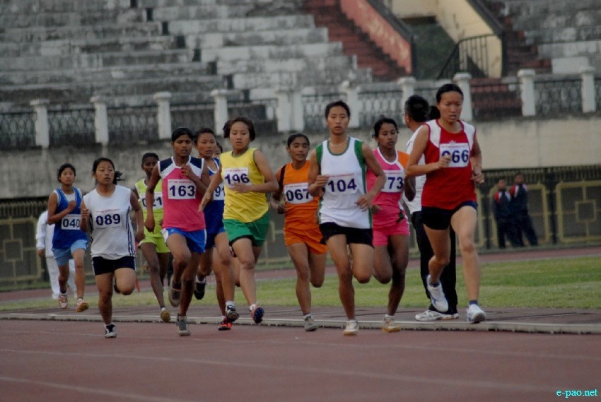 Athletics Event at the 27th NE Games 2013 at Khuman Lampak Main Stadium, Imphal :: April 8 2013