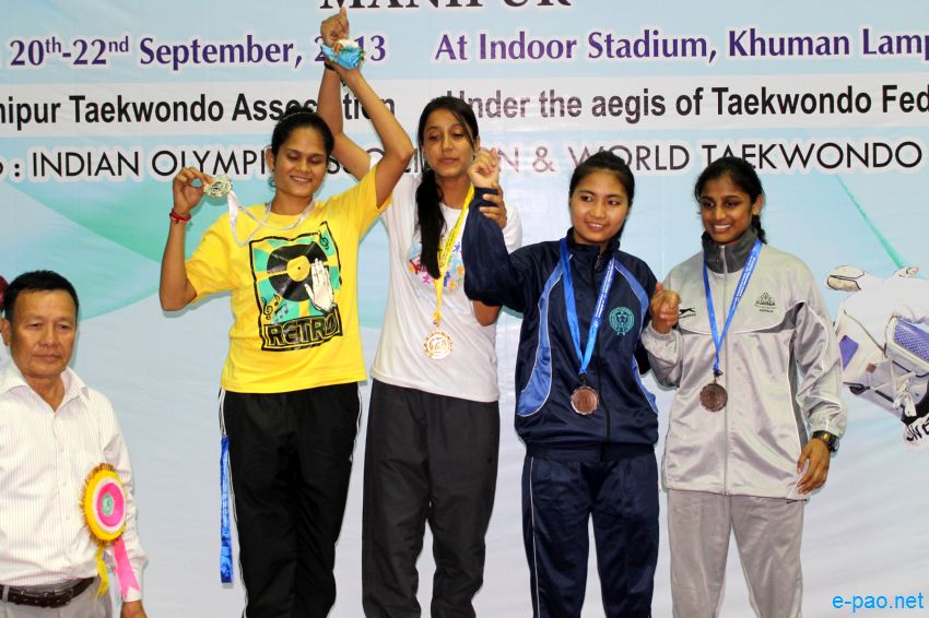 32nd National Senior Taekwondo championship 2013  at Khuman Lampak Indoor stadium :: 20 - 22,  September 2013