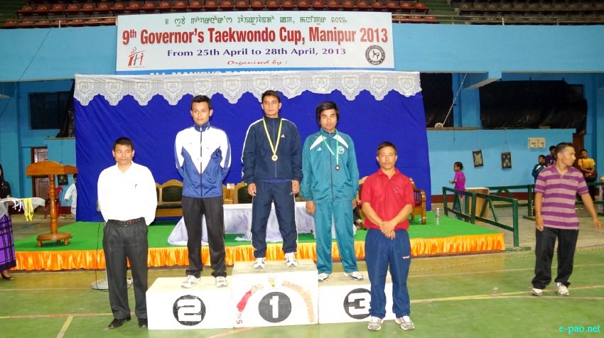 9th Governor's Takewondo Cup, Manipur 2013 from 25-28th April, 2013 at Khuman Lampak Indoor Stadium, Imphal :: 27 April 2013