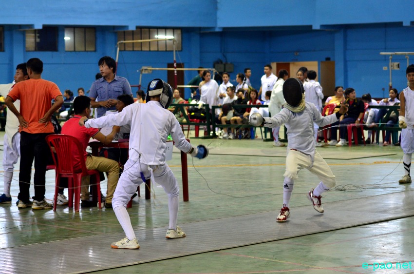 10th Governor's Cup State Level Fencing Championship 2014 at  Khuman Lampak Sports Complex :: 16 June 2014