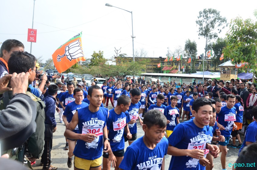Run Marathon 2015 in Imphal City, Manipur :: 22 February 2015