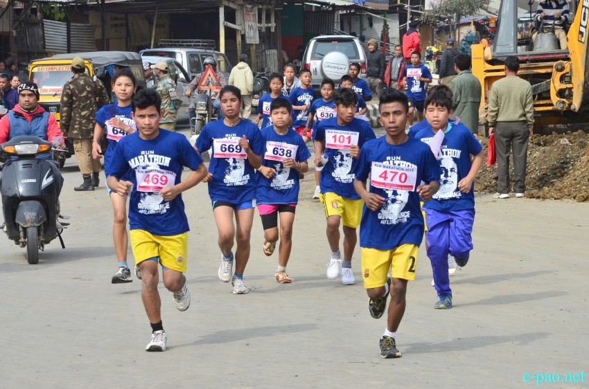 Run Marathon 2015 in Imphal City, Manipur :: 22 February 2015