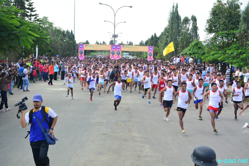11th Mega Marathon Manipur 2017 (Run for Your Nation) at  Khuman Lampak, Imphal  :: 24th September 2017