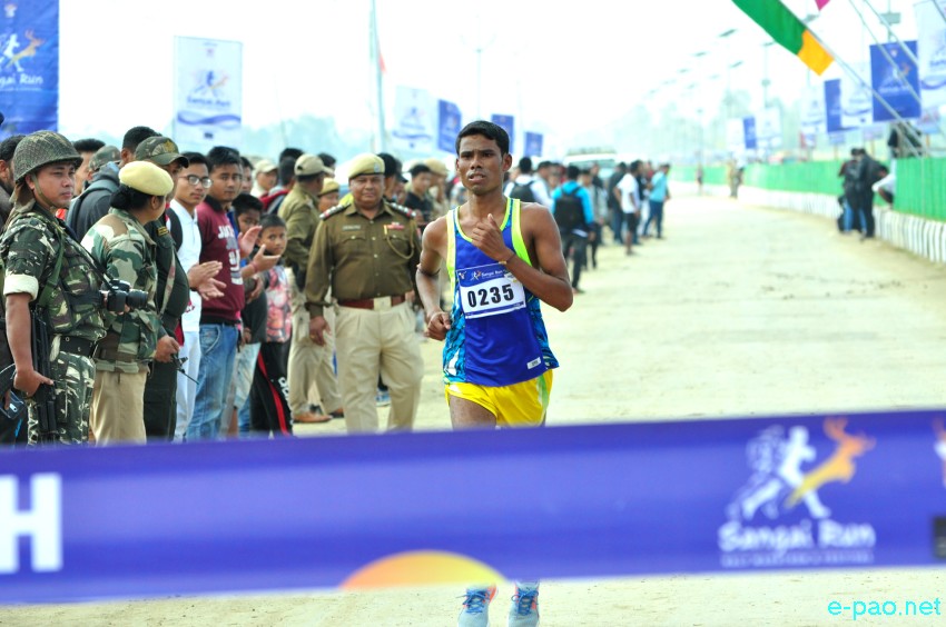 Sangai Run - Half Marathon 2017 (22 kms) at Sendra, Moirang :: 19 November 2017