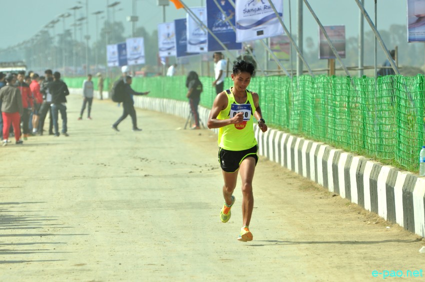 Sangai Run - Half Marathon 2017 (22 kms) at Sendra, Moirang :: 19 November 2017