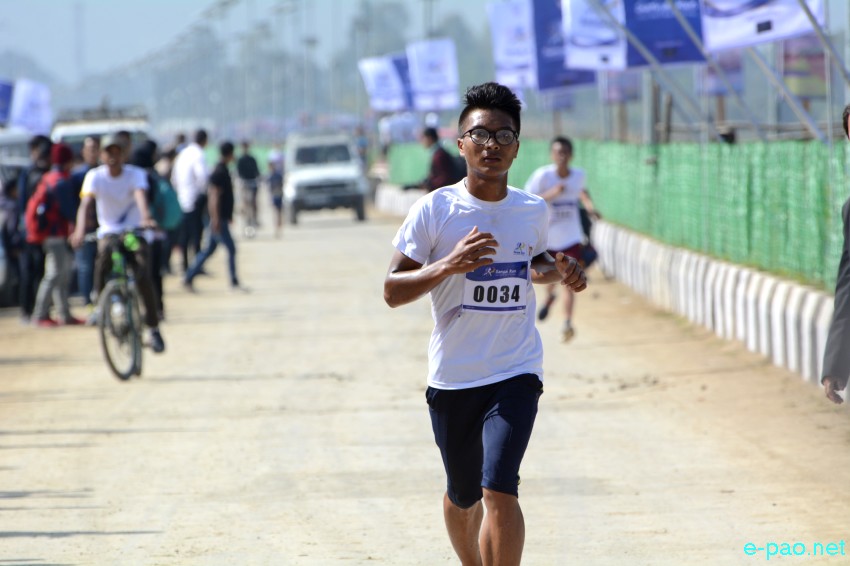 Sangai Run - Half Marathon 2017 (22 kms) at Sendra, Moirang :: 19 November 2017