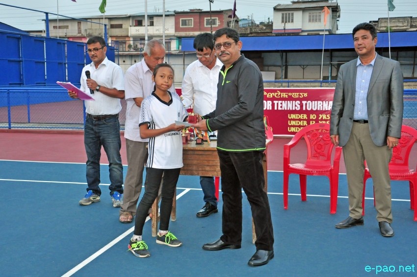 16th Governor's Trophy Junior Tennis Tournament at Officer's Club,  Lamphelpat :: 9th April 2017