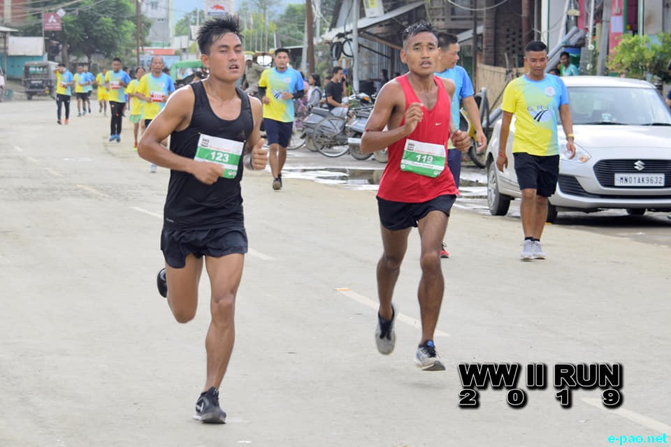 Kakching World War II Memorial Run, Manipur at DSA ground, Kakching, Kakching District, Manipur : 8th September, 2019