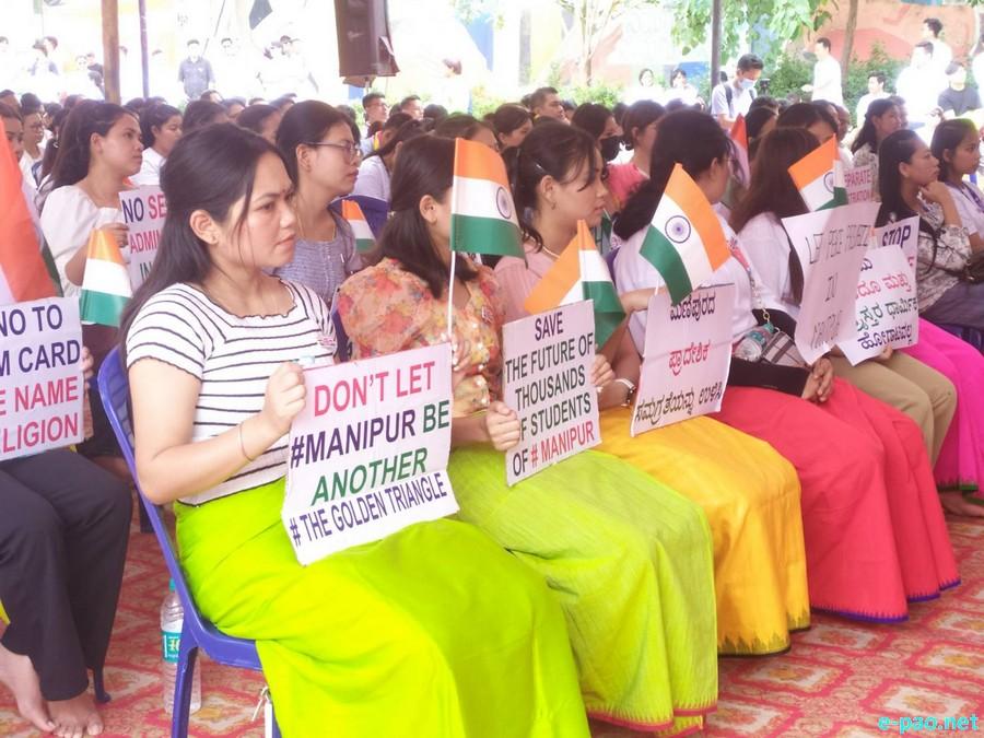 Save Manipur : Protest gathering at Bengaluru Freedom Park, Karnataka :: 05th August 2023