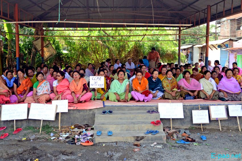 Sit-in-Protest in various part of Imphal under Cordinating Committee on Manipur Intigrity (COCOMI) :: 16th May 2023