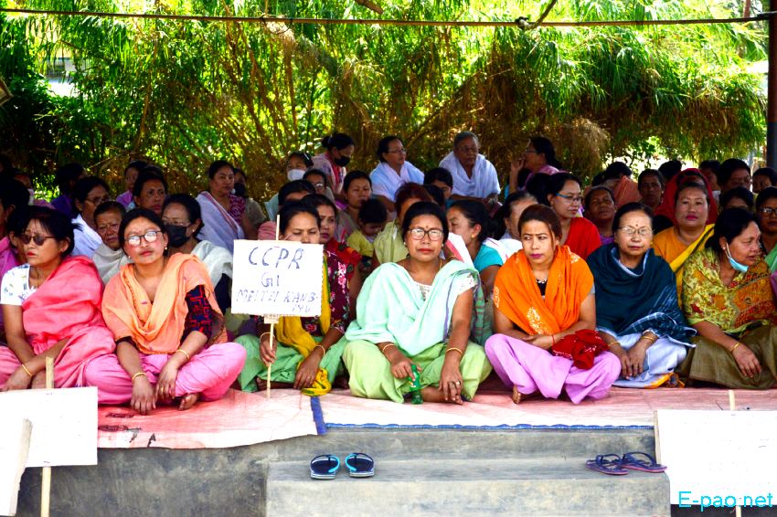Sit-in-Protest in various part of Imphal under Cordinating Committee on Manipur Intigrity (COCOMI) :: 16th May 2023
