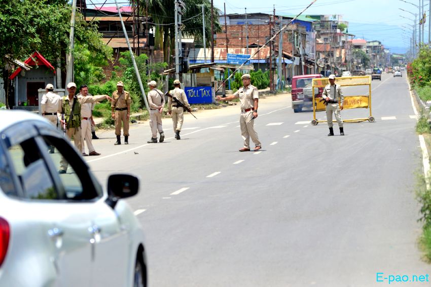 Full curfew in Imphal East, Imphal West, Bishnupur, Thoubal, and Kakching districts :: July 19 2023