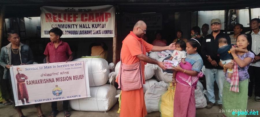 Winter Relief Services at four relief camps in 26 relief camps :: 15th to 21st October, 2023