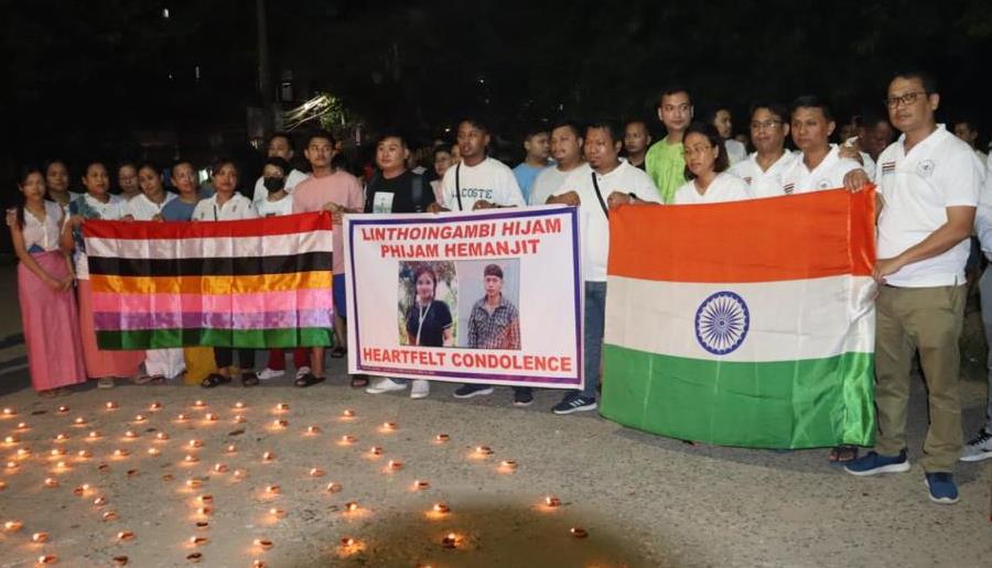 Candlelight Vigil and Silent Prayer demanding Justice for Linthoigambi and Hemanjit :: 27th September 2023