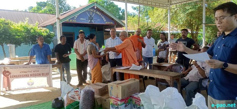 Winter Relief Services commenced with distribution of blankets at relief camp at Mayang Imphal :: 3rd September, 2023