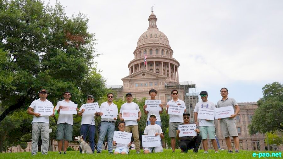  California & Texas Peace Demonstrations Call for Unity & an End to Violence In Manipur 