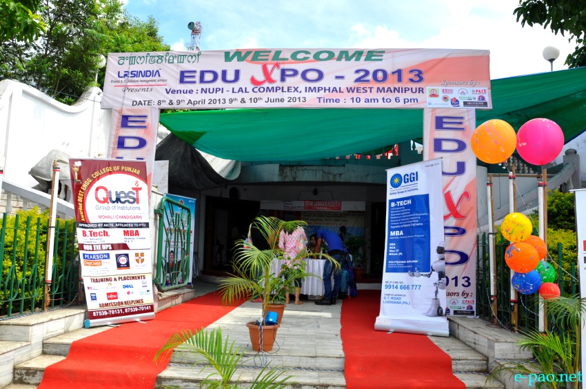 2nd Edu Expo-2013 at Nupi Lal Complex, Imphal West, Manipur from 9th-10th June 2013