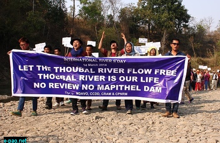 Celebration of International Rivers Day at Riha Village in Ukhrul District  along the Thoubal (Yangwuikong) River 