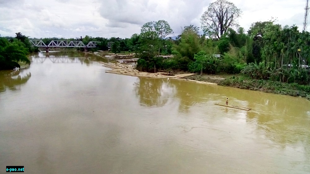 Jiri River at Jiribam, Manipur : Picture taken on 20th May 2016