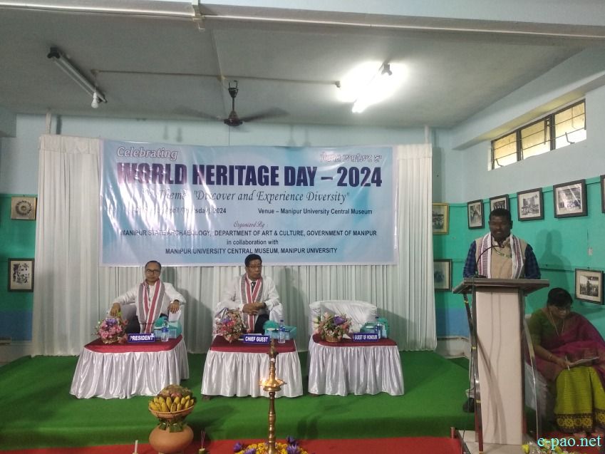 World Heritage Day celebrated at Manipur University Central Museum (MU), Canchipur :: 18th April 2024