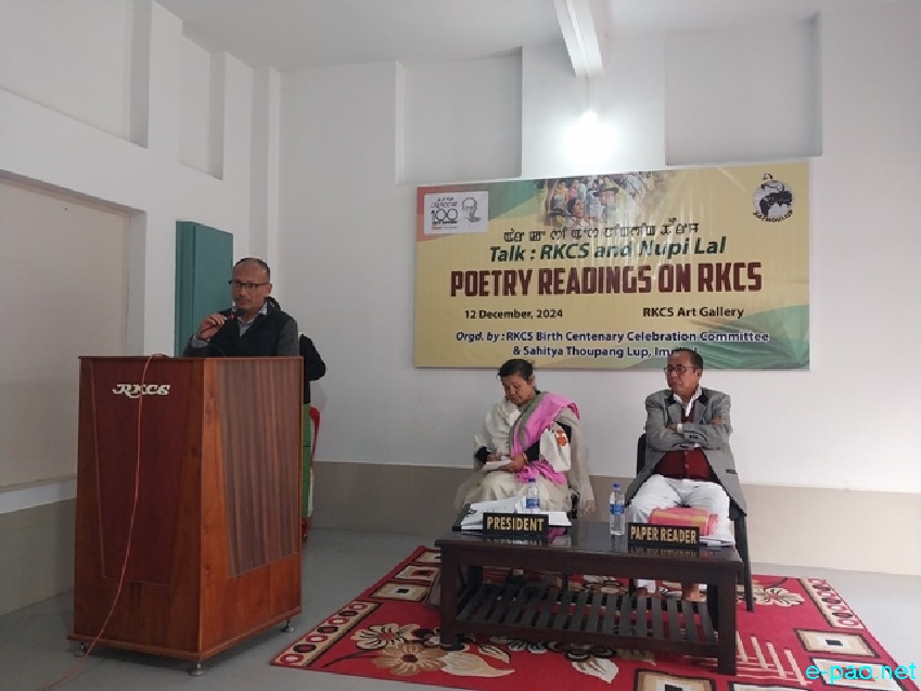 Talk Programme and Poetry Readings at RKCS Art Gallery, Keishamthong :: 12th December 2024