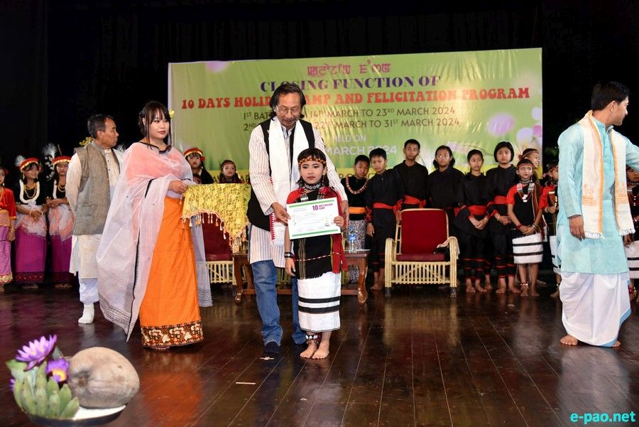 10 Days Holiday Camp for children at JN Manipur  Dance Academy, Imphal :: March 31 2024