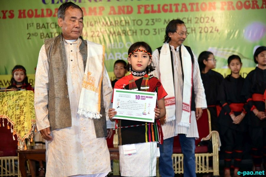 10 Days Holiday Camp for children at JN Manipur  Dance Academy, Imphal :: March 31 2024