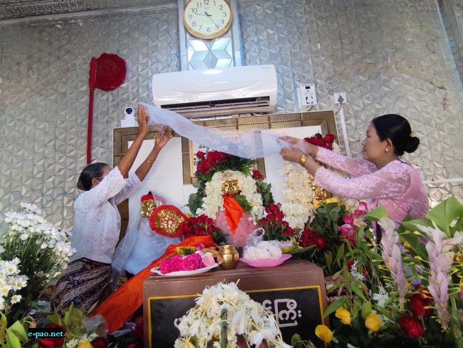 Ema Leimarel Sidapi and Ema Panthoibi Phijol Hongba Thouram at Ema Leimarel and Ema Panthoibi Laishang, Mandalay, Myanmar :: 19th June 2024
